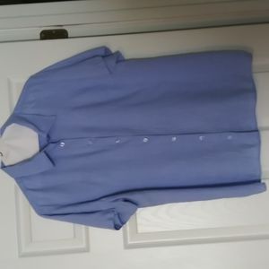 L.L. Bean Women's size large light blue button down blouse